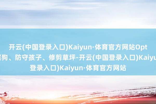 开云(中国登录入口)Kaiyun·体育官方网站Optimus不仅简略遛狗、防守孩子、修剪草坪-开云(中国登录入口)Kaiyun·体育官方网站